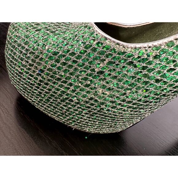 Bettie Page Green Platform Heels - Picture 16 of 16